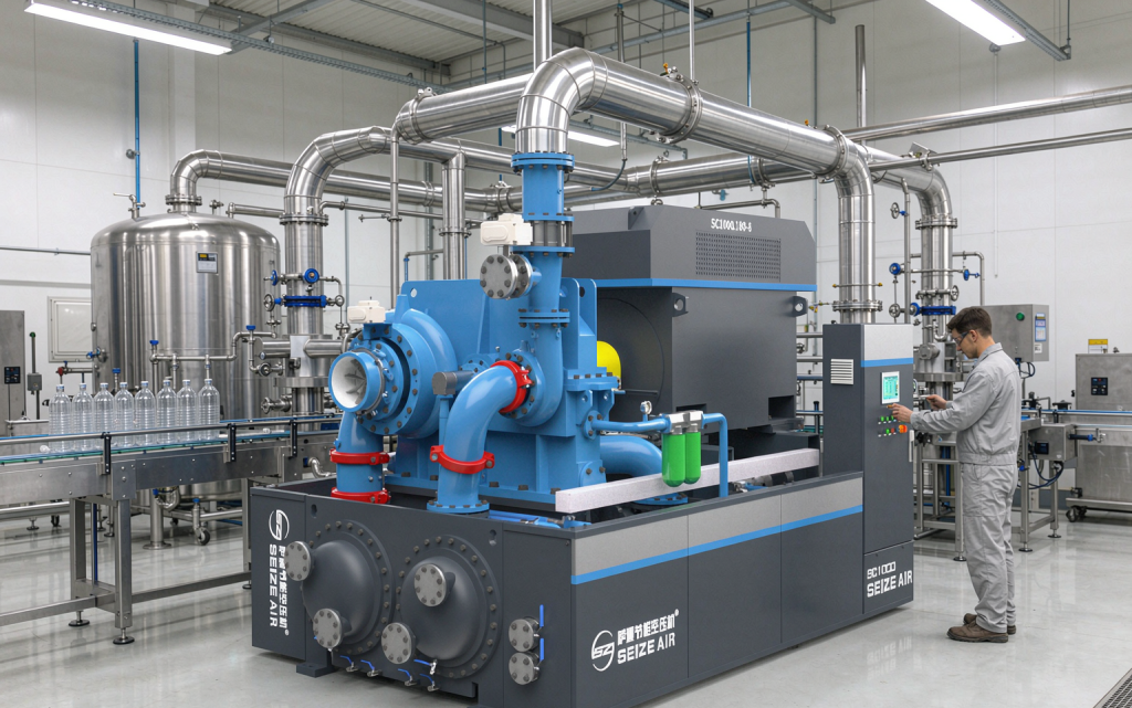Centrifugal Air Compressor for PET Bottle Blowing